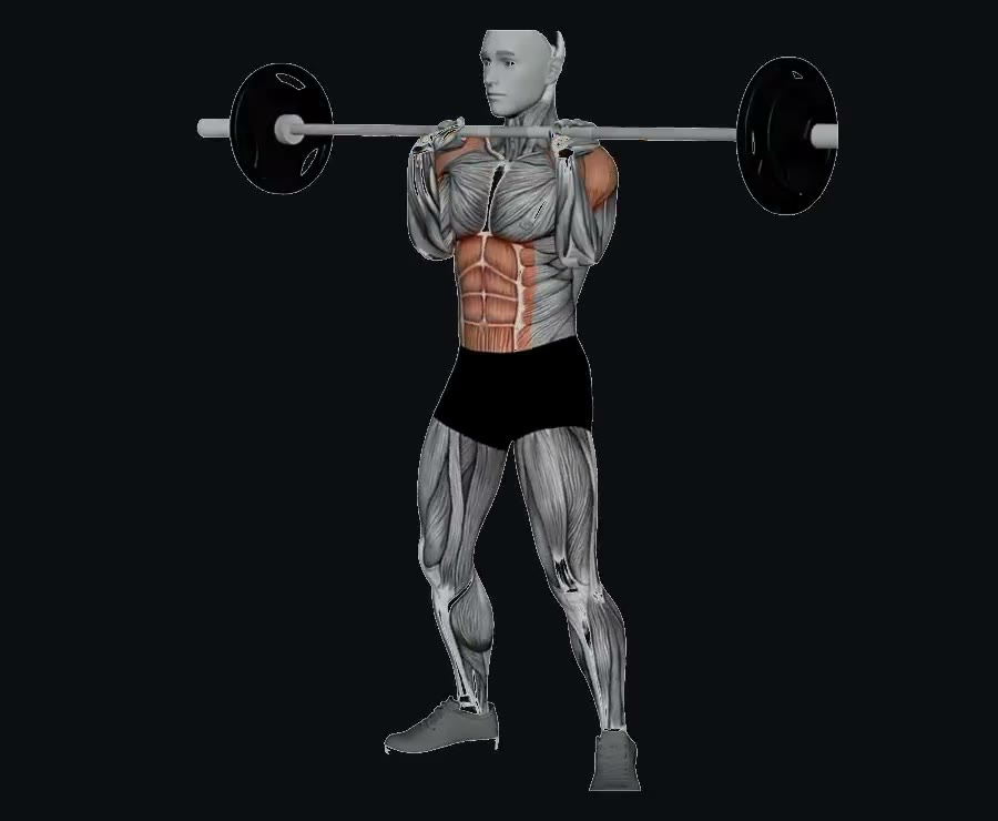 Cargada colgante (hang clean) — demostración