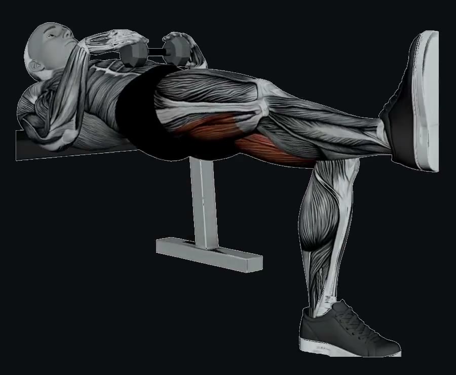 Hip thrust / puente a una pierna — demostración