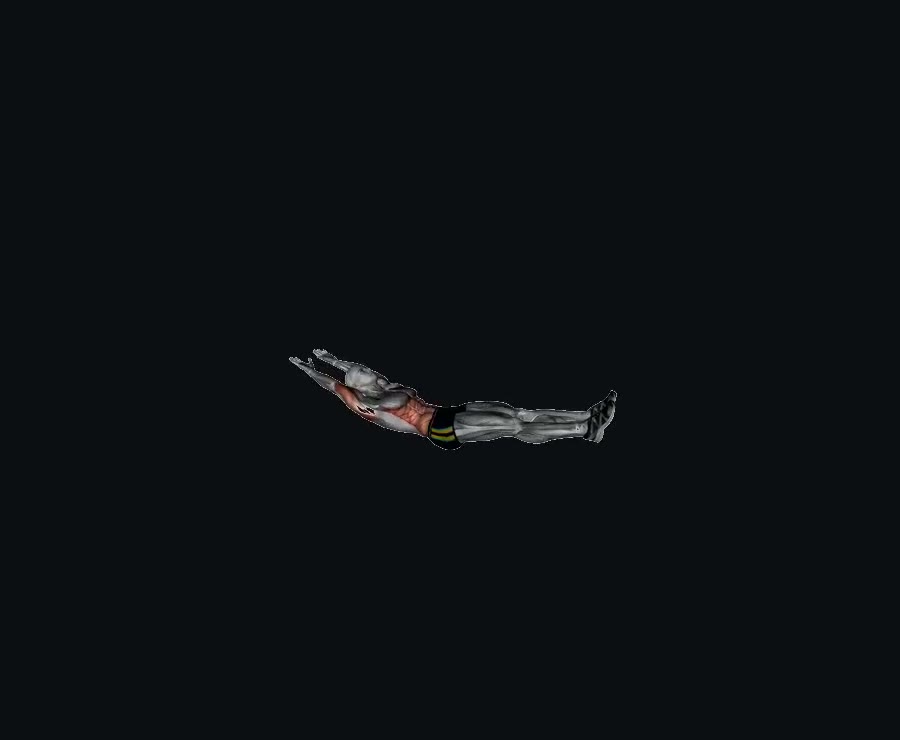 Hollow hold (cuerpo de banana) — demostración