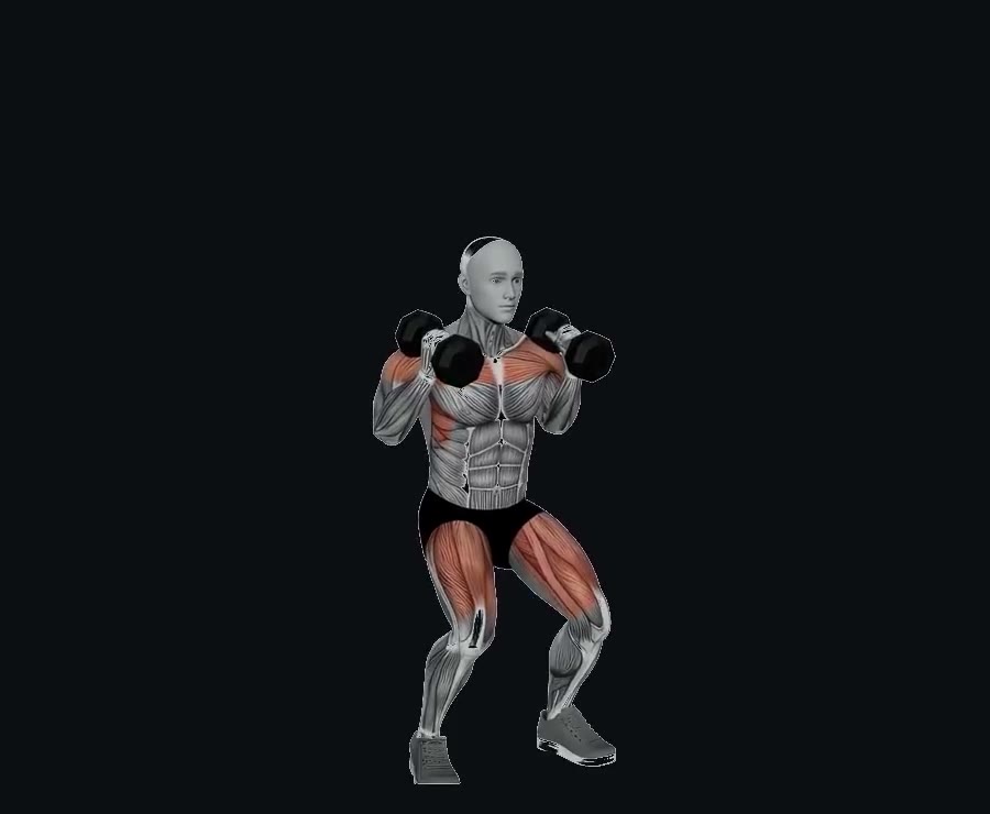Push press (empuje con ayuda de piernas) — demostración