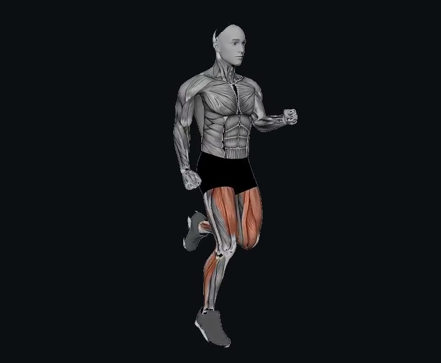 Talones al glúteo (butt kicks) — demostración