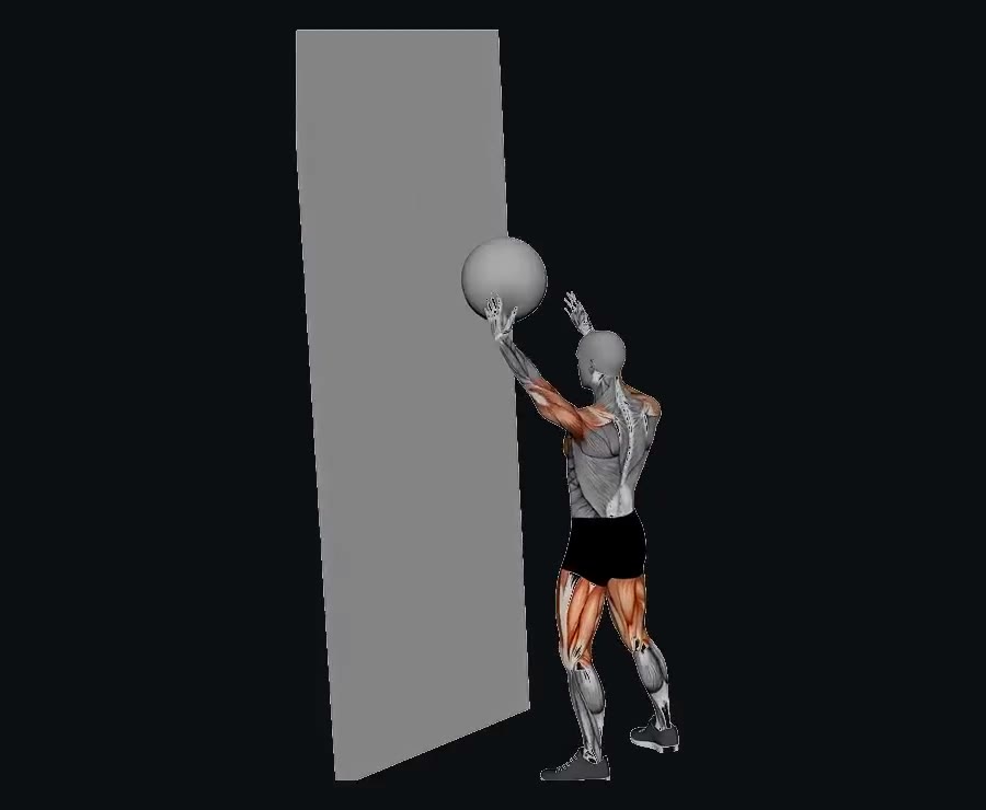 Wall ball (lanzamiento a diana) — demostración