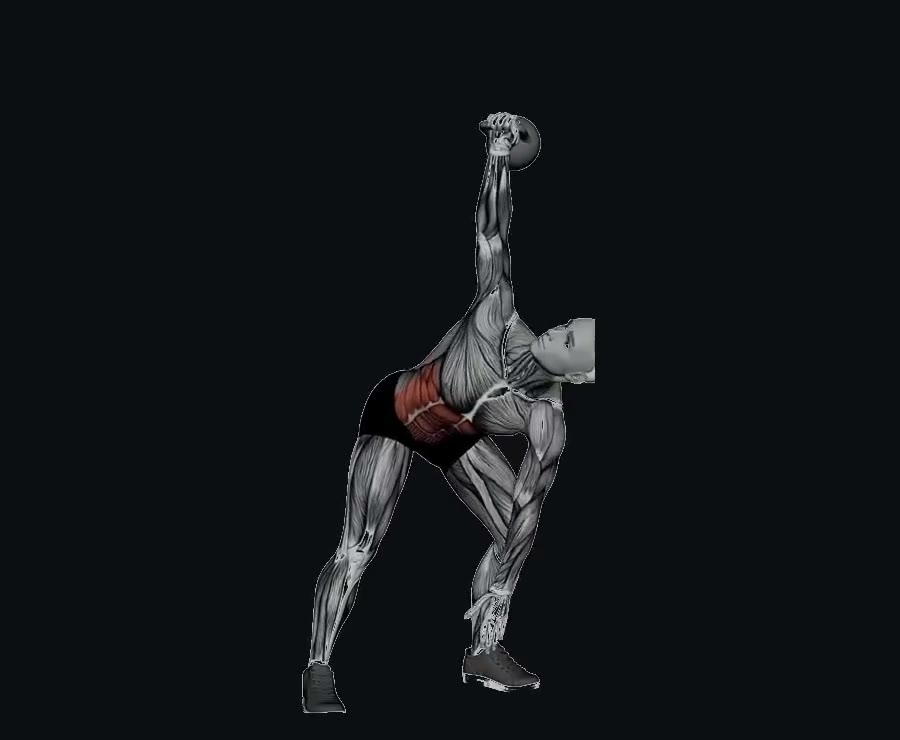 Molino con kettlebell (windmill) — demostración